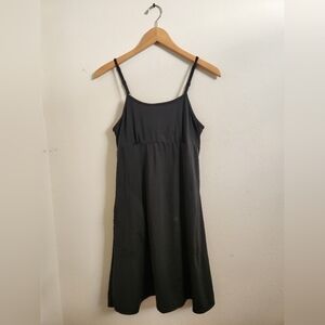 Prana‎ Granite Springs Dress Athletic Pockets Shelf Bra Black Small